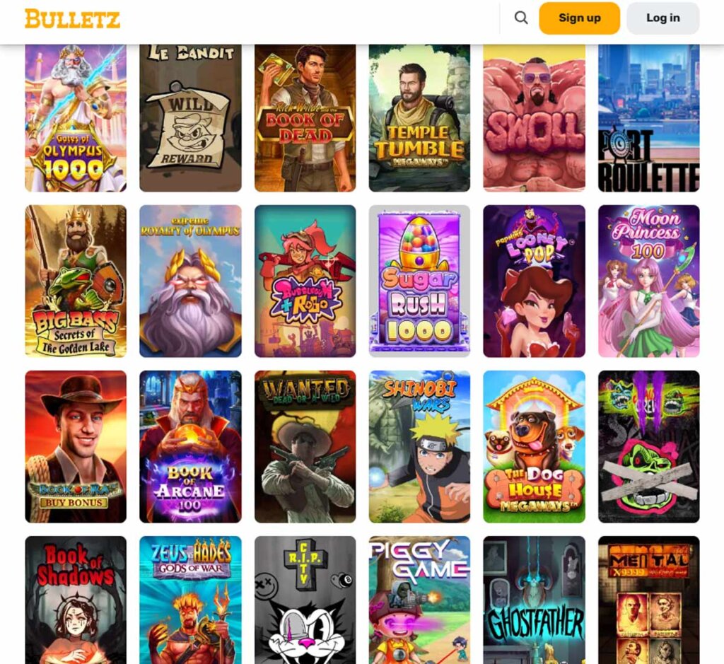 Bulletz-casino-slots-variety-review