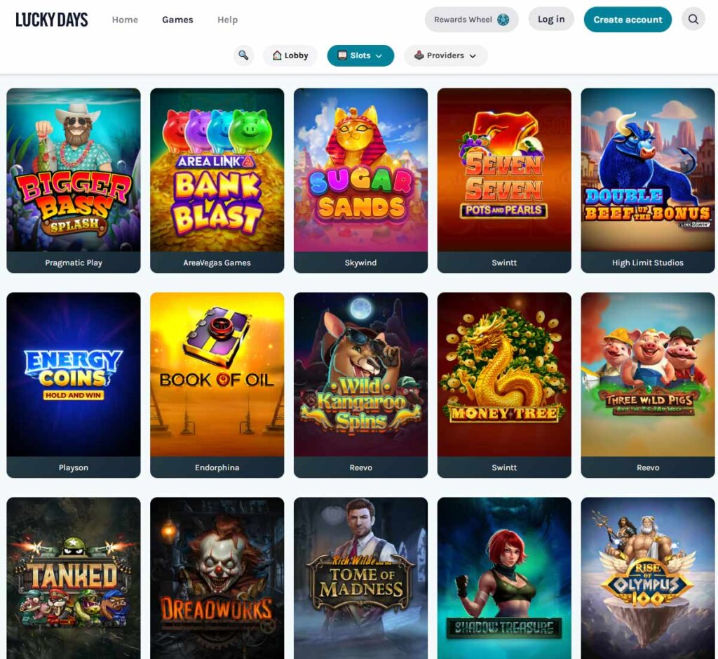 Luckydays-casino-slots-variety-review