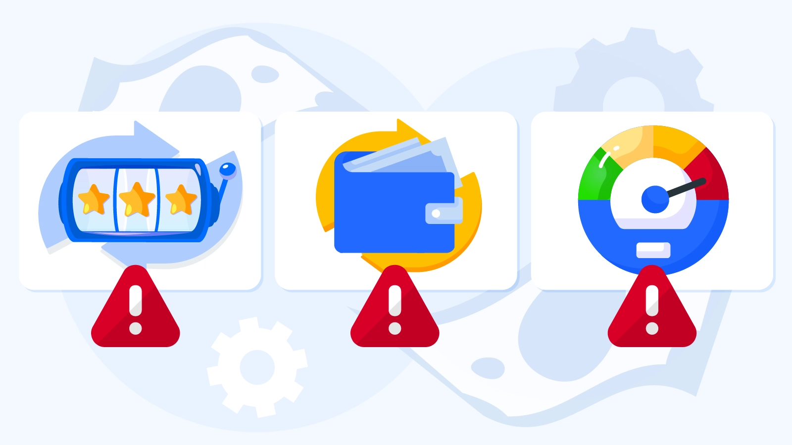 Warning checklist showing three red flags of fake no wagering bonuses including turnover requirements, wagering on winnings, and extreme max caps like C10onC10onC100 bonus