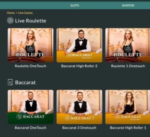 Lemon Casino desktop live casino screenshot showing real-dealer tables including roulette, blackjack and baccarat with lobby navigation - tested