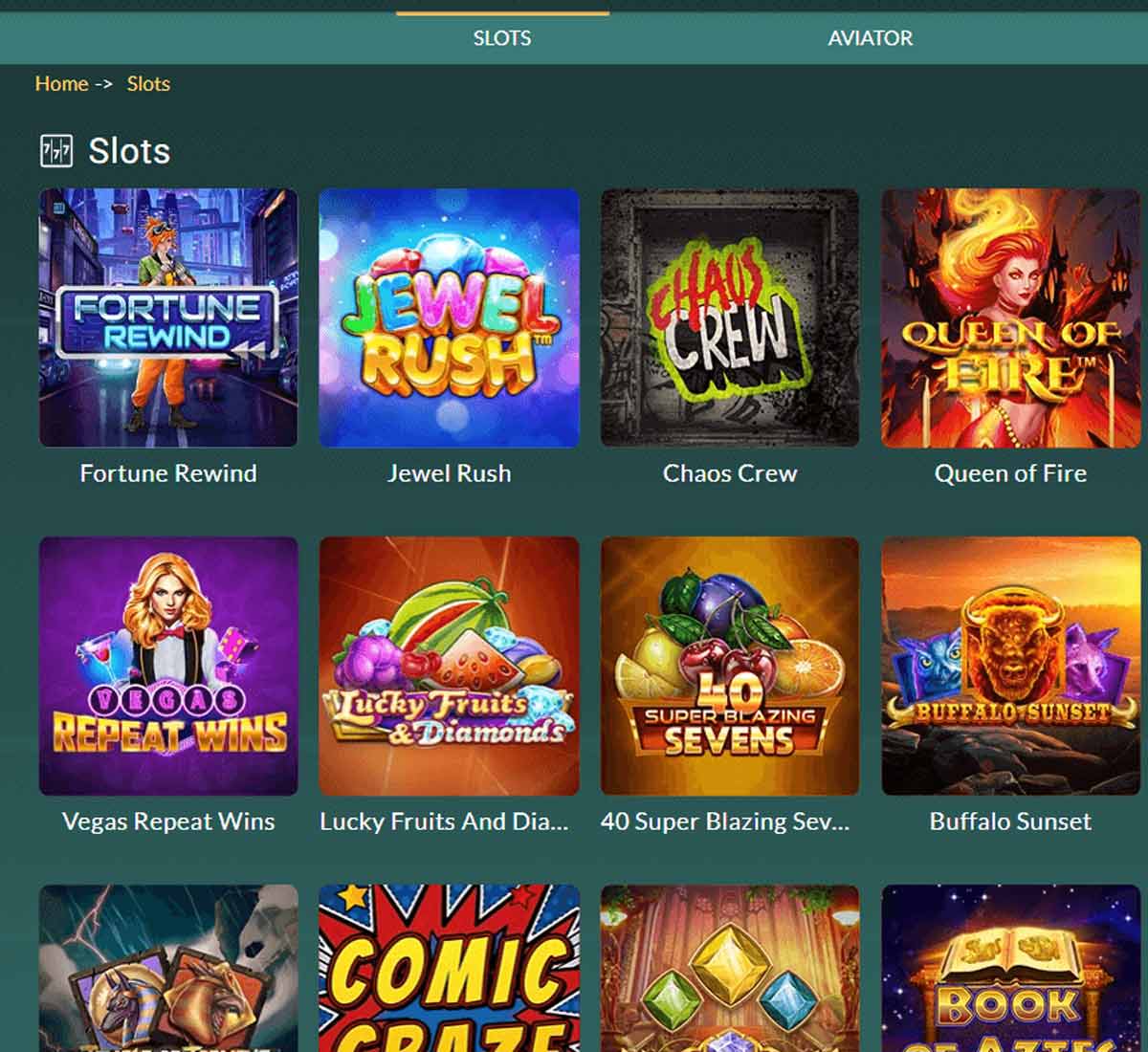 Lemon Casino desktop slots screenshot showing slot game categories, featured titles and filtering options   tested