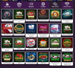 Mummysgold Casino mobile interface screenshot showing the main slots lobby with a variety of games - tested