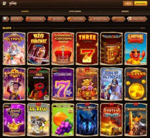 Lizaro Casino desktop homepage screenshot showing 11,311 slots game lobby with Play'n GO and Pragmatic Play titles - tested