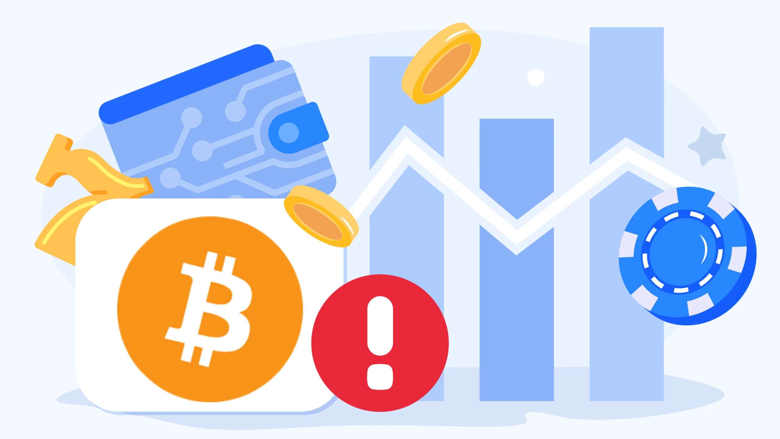 Bitcoin casino volatility infographic showing real test week where $500 deposit fluctuated between $475 and $525 due to BTC/CAD price swings from $38,000 to $42,000, with 11% monthly range meaning $5,000 could swing plus or minus $550, plus four protection strategies including stablecoins and quick withdrawals