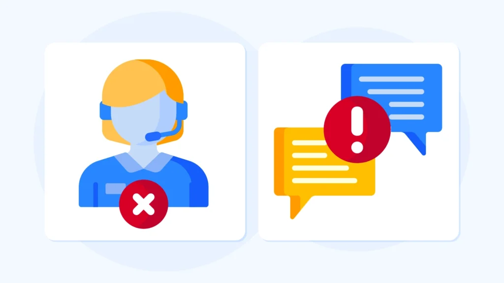 Customer Support Red Flags