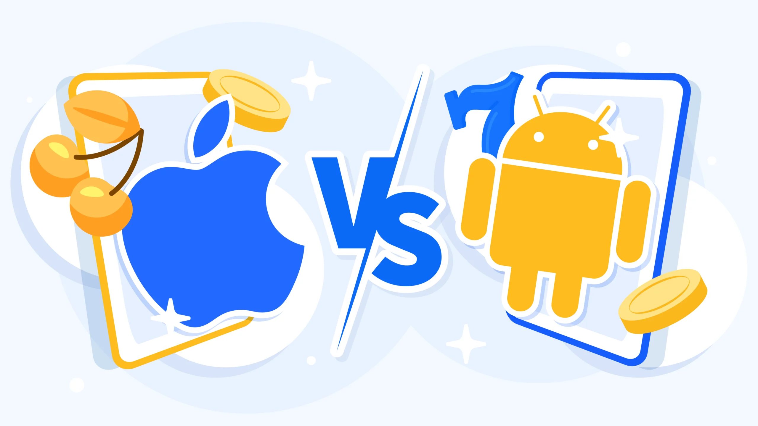 Side-by-side comparison showing iOS and Android casino app requirements for Canadian players including minimum OS versions, RAM specifications, and storage space needed for mobile casino apps